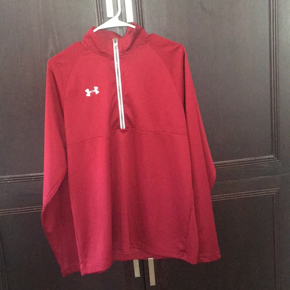 Under Armour red mens pullover
